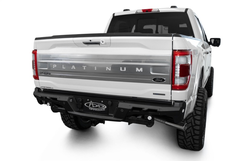 Ford F-150 Bumper - Rear - Addictive Desert Designs - Black Label - Hammer Black - `24-`27